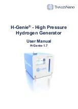 ThalesNano Energy H-Genie User Manual preview