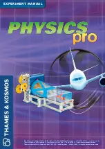 Thames & Kosmos PHYSICS pro Experiment Manual preview