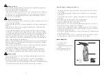 Preview for 3 page of Thane Fitness H2O Vac Pro Instruction Manual