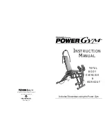 Thane Fitness Power Gym Instruction Manual preview