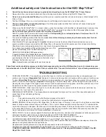 Thane Housewares H2O Mop Ultra Additional Safety And Use Instructions preview