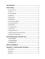 Preview for 2 page of Tharo Systems H-427 Parts & Service Manual