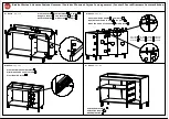 Предварительный просмотр 3 страницы THB Balcao Counter 2 Doors 4 Drawers Gourmet Kitchen Assembly Manual