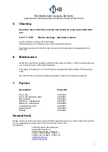 Preview for 5 page of THB EM 20 Instructions Manual