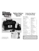 The Basement Watchdog Special CONNECT Instruction Manual & Safety Warnings preview