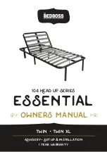 Preview for 1 page of The bedboss 104 Head up Series Owner'S Manual