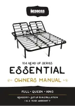 Preview for 1 page of The bedboss ESSENTIAL FULL Owner'S Manual