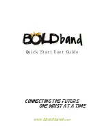 the BoldBand EC308 Quick Start User Manual preview