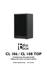 Preview for 1 page of The box CL 106 TOP User Manual