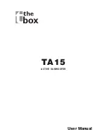 Preview for 1 page of The box TA15 User Manual