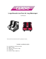 The Cardio Shop FM002 User Manual preview