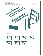 Preview for 3 page of The Children's Furniture Company Georgia 4 Poster Bed Instructions Manual