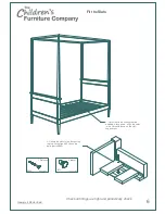 Preview for 6 page of The Children's Furniture Company Georgia 4 Poster Bed Instructions Manual