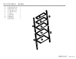 Preview for 3 page of The Container Store Linea Leaning Bookcase Assembly Instructions Manual