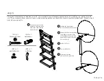 Preview for 9 page of The Container Store Linea Leaning Bookcase Assembly Instructions Manual