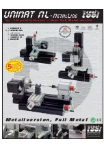 Предварительный просмотр 1 страницы The Cool Tool Unimat ML MetalLine Instructions For Use Manual