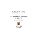 Preview for 21 page of The Cut Buddy BALD BUDDY 4000 User Manual