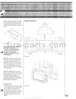 Предварительный просмотр 7 страницы The Fireplace Company Superior  GF 4000 Series Installation And Operation Instructions Manual