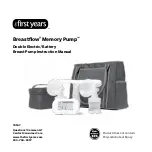 Preview for 1 page of The First Years Breastflow Memory Pump Y4947 Instruction Manual