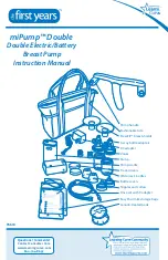 Предварительный просмотр 2 страницы The First Years Learning Curve miPump Double Y4613 Instruction Manual