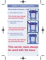 Предварительный просмотр 23 страницы The First Years VIA 1450 Instruction Manual