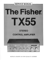 The Fisher TX55 Service Manual preview