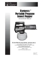 Предварительный просмотр 1 страницы The Fountainhead Group Burgess Portable Propane Insect Fogger Use And Care Manual