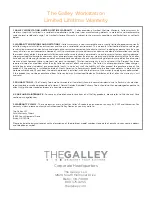 Preview for 9 page of The Galley Ideal Workstation IWS 2C Installation Manual