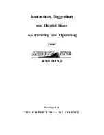 Предварительный просмотр 2 страницы THE GILBERT HALL American Flyer Operating And Assembly Instructions Manual