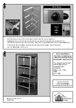 Предварительный просмотр 2 страницы The Greenhouse People 4 Tier Instructions