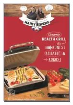 The Hairy Bikers Ceramic Health Grill Manual preview