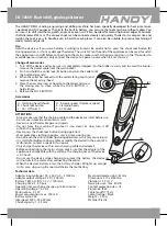 Preview for 2 page of The Handy 10369 Quick Start Manual