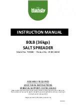 Preview for 1 page of The Handy 1938115002 Instruction Manual