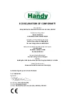 Preview for 22 page of The Handy 193821002 Operator'S Manual & Parts List