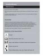 Preview for 3 page of The Handy Hand Push Roller Mower Instructions For Use Manual