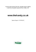 Preview for 8 page of The Handy THBCATT Operator'S Manual And Parts List