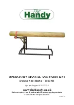 The Handy THDSH Operator'S Manual And Parts List preview