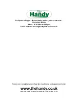 Preview for 12 page of The Handy THFLS Operator'S Manual