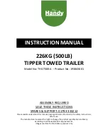 Preview for 1 page of The Handy THGT500-A Instruction Manual