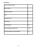 Preview for 2 page of The Handy THLRT2600 Operator'S Manual And Parts List