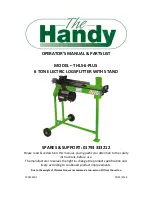 The Handy THLS-6-PLUS Operators Manual & Partslist preview