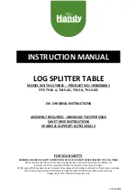 Preview for 1 page of The Handy THLS-TABLE Instruction Manual