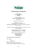 Предварительный просмотр 14 страницы The Handy THPCS16 Operator'S Manual