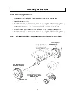 Предварительный просмотр 8 страницы The Handy THS125 Operator'S Manual And Parts List