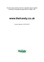 Preview for 6 page of The Handy THTGR Operator'S Manual And Parts List