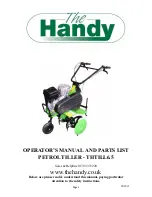 Preview for 1 page of The Handy THTILL6.5 Operator'S Manual