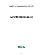 Preview for 11 page of The Handy THTILL6.5 Operator'S Manual