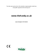 Предварительный просмотр 20 страницы The Handy THTS Operators Manual & Parts Lists