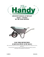 The Handy THWB90 Operator'S Manual And Parts List preview