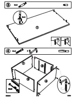 Preview for 4 page of The Home And Office Stores Urban 3 Drawer Chest Assembly Manual